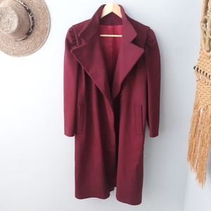Gallery cherry red long Coat
